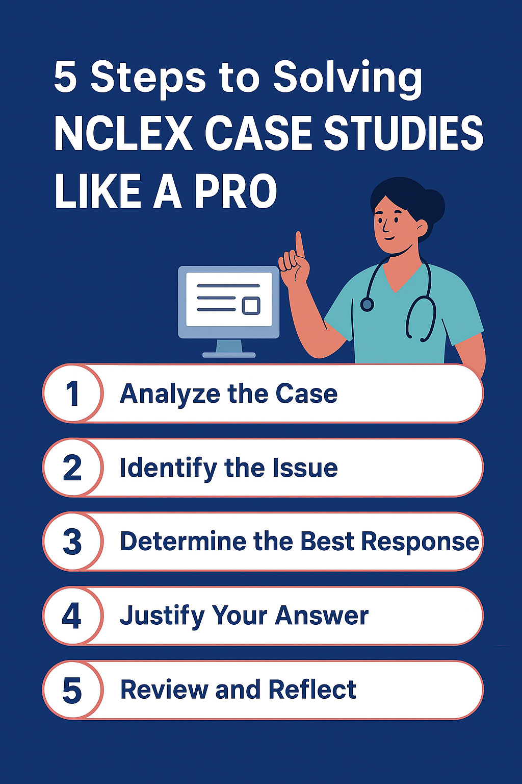 5 Steps to Solving NCLEX Case Studies Like a Pro