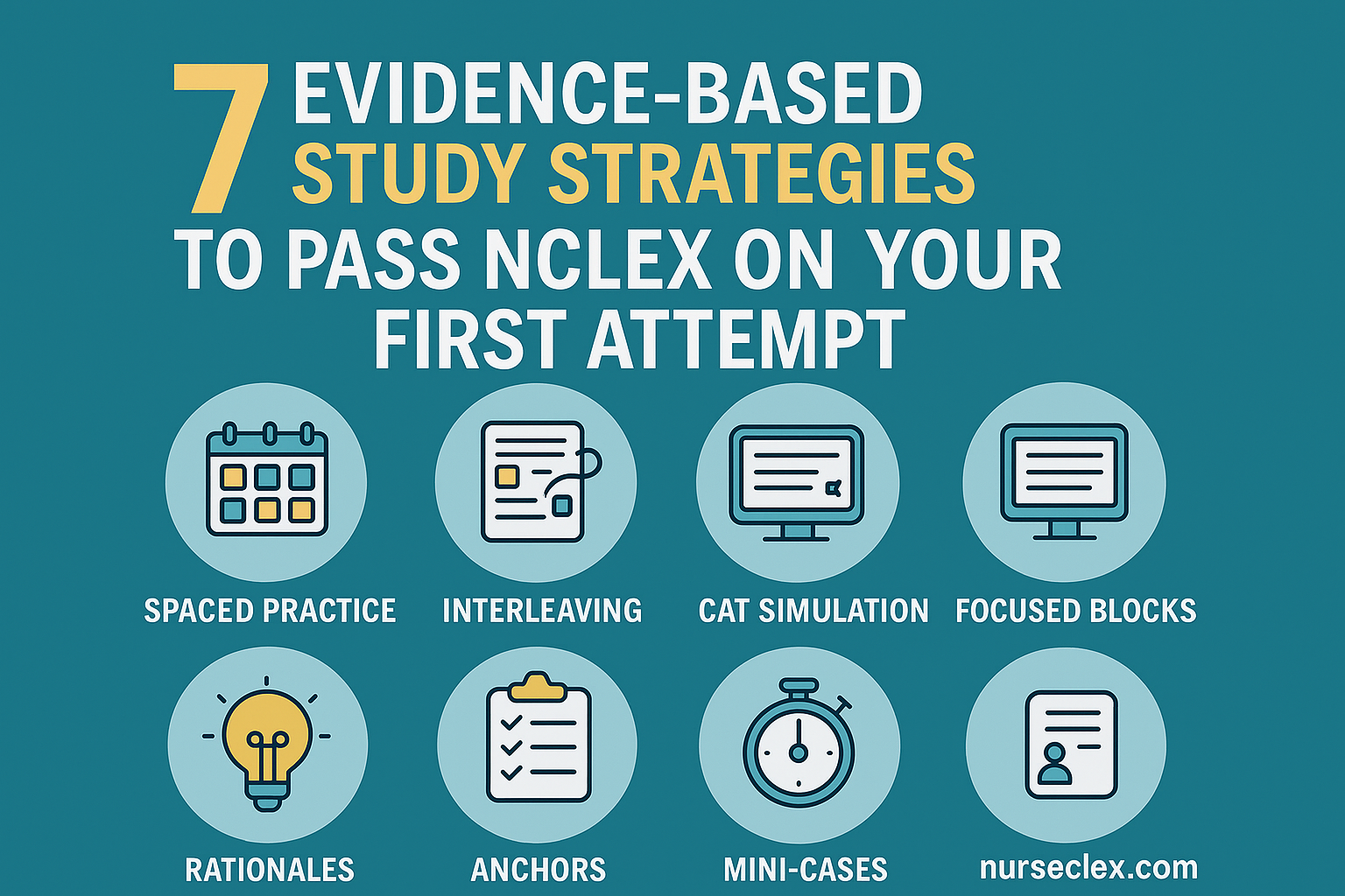 NCLEX Study Plan: 7 Proven Strategies + 2/4/6-Week Schedules