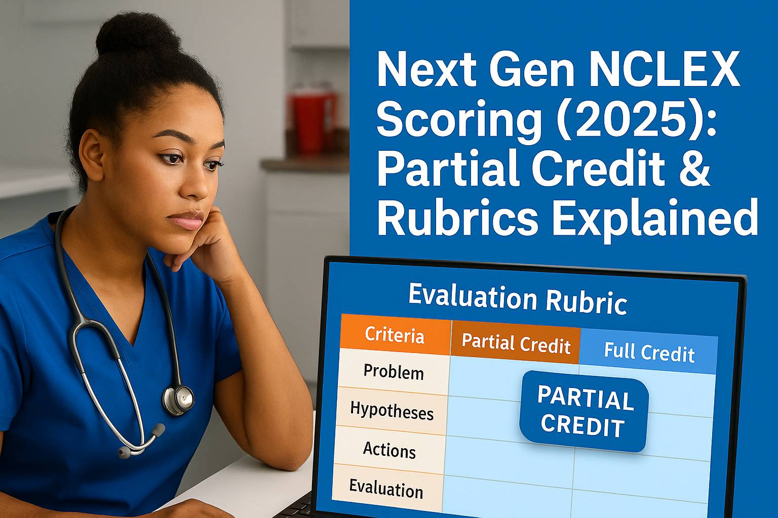 Next Gen NCLEX Scoring : Partial Credit & Rubrics Explained